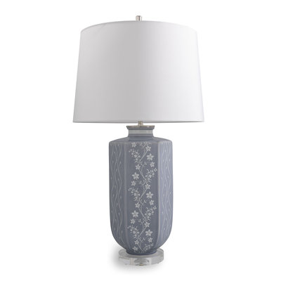 Floral Vine Stone Lamp