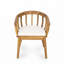Fauteuil d'extérieur en bois d'acacia