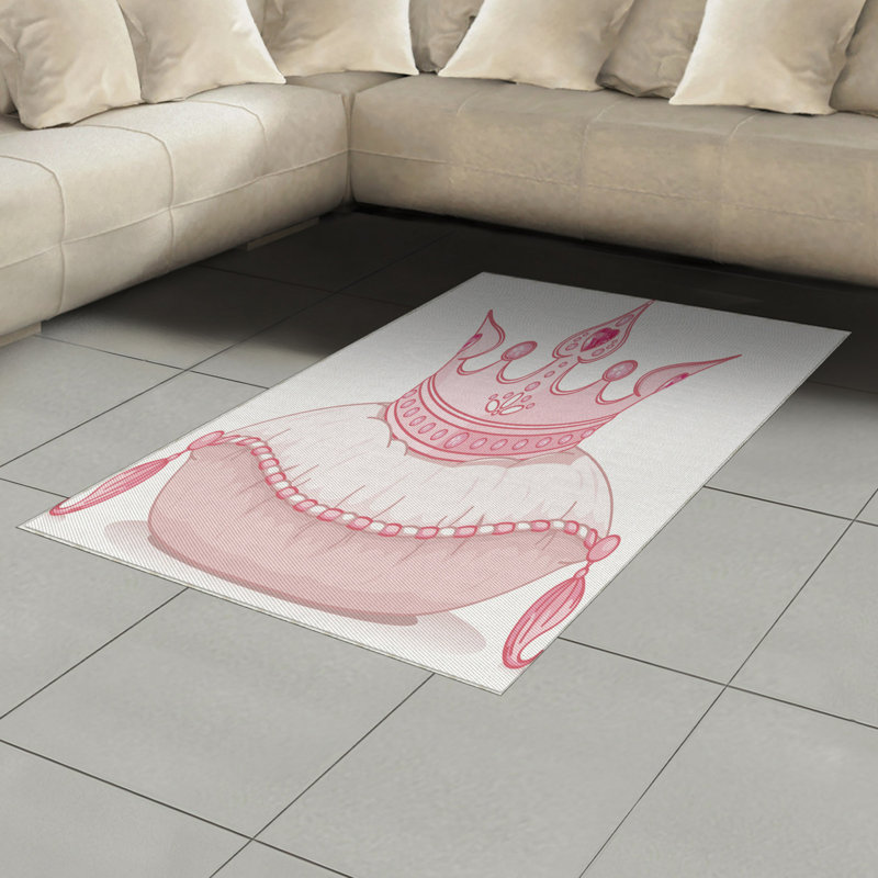 Tapis décoratif Blush, Rectangle— 4 pi x 5 pi 8 po
