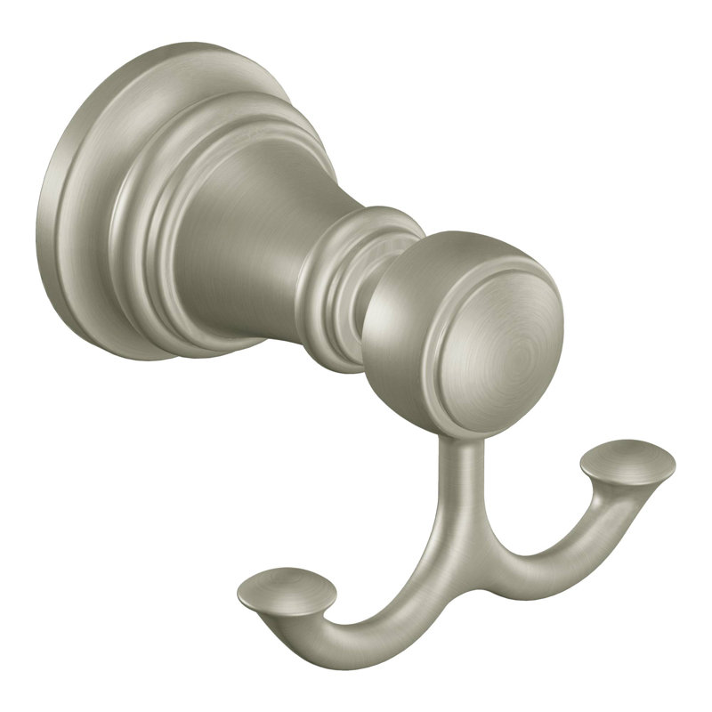 Weymouth Wall Mounted Robe Hook, Brushed Nickel