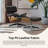Leather Swivel Accent Chair With Ottoman-1160804679