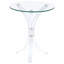 Table d'appoint en acrylique transparent