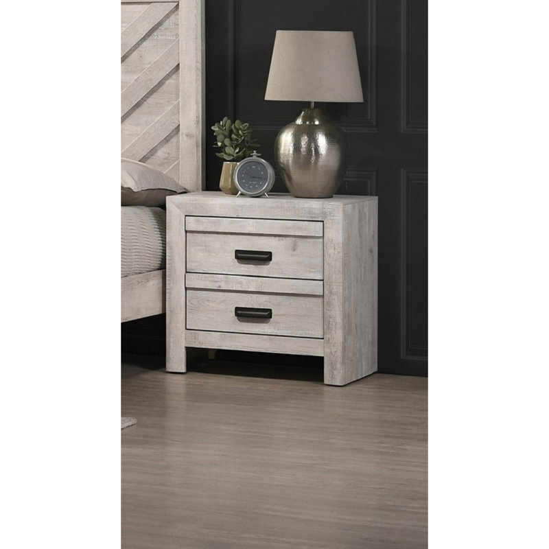 Table de bout 1Pc avec deux tiroirs de rangement