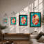 Springtime Bouquet Botanical - Framed Print-542735502-542735500