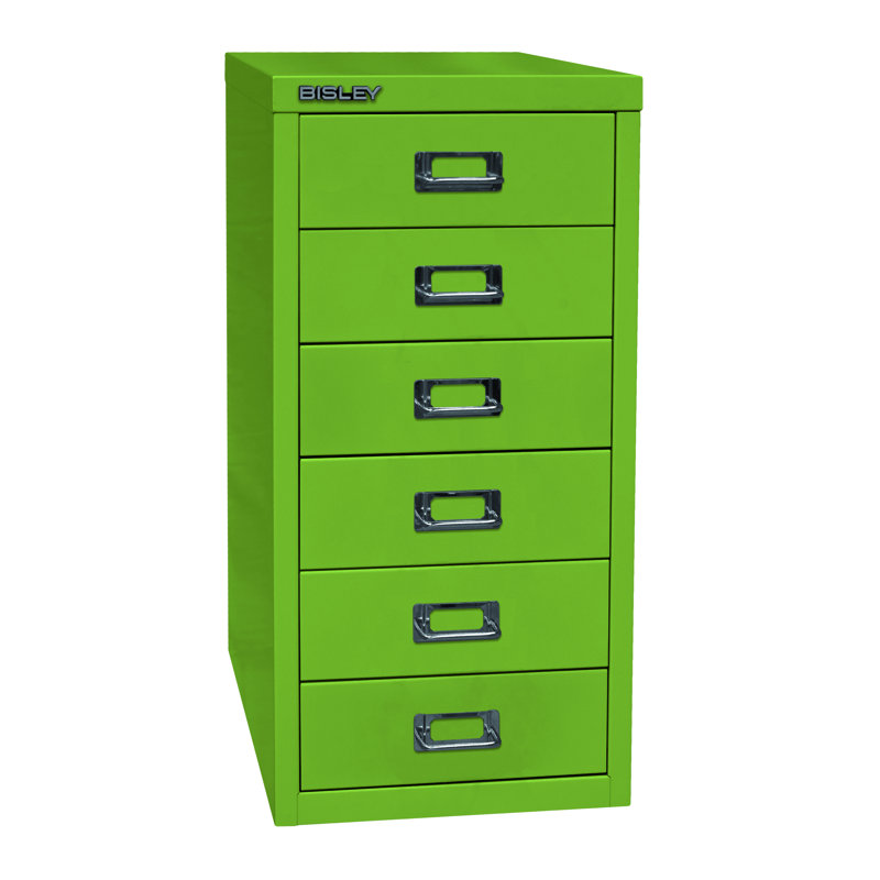 29er 27.9cm Wide 6 -Drawer File Cabinet, Green