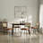 Bowens Tufted Faux Leather Upholstered Dining Side Chair with Ratten Back-1184536812