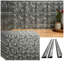 Ensemble de dosseret Savannah 18 po x 24 po - 5 tuiles, 2 garnitures en J et 1 garniture d'angle intérieure-129681273