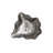 Cast Onyx Bowl, Silver Leaf, Large