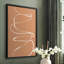 «Terracotta Drift I», reproduction encadrée - bois massif-305983792-305983793