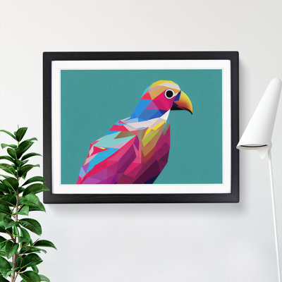 Glowing Bird Abstract - Framed Print