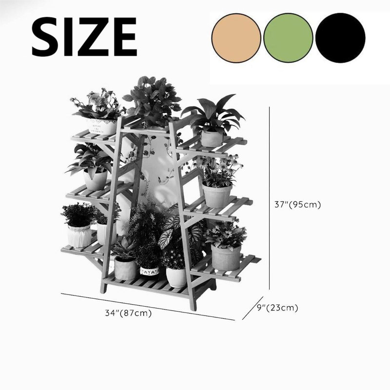 Support à plantes à 8 niveaux pour l'intérieur et l'extérieur, Nature