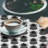 Ambesonne Pineapple Fitted Round TablecCharcoal Grey White 82533-99107511