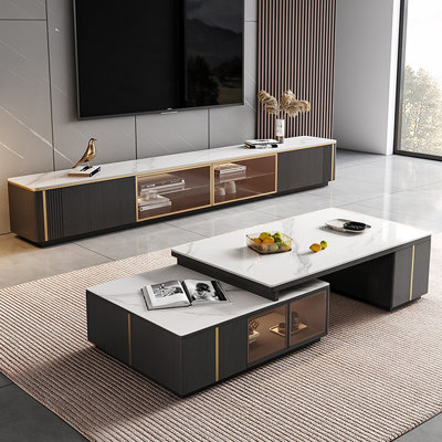 Combinaison avancée de table basse et de meuble télé