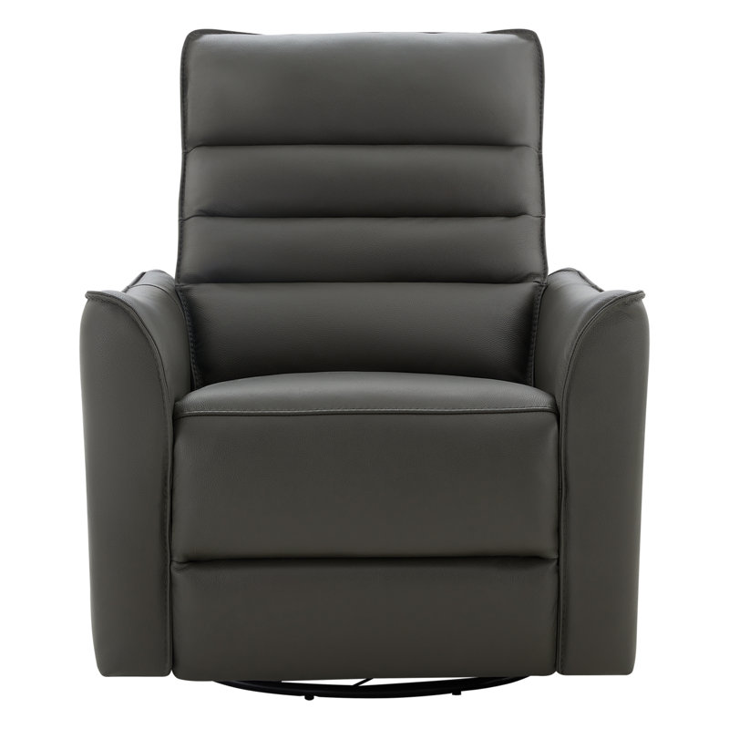 Gabi Swivel Glider Power Recliner, Gray