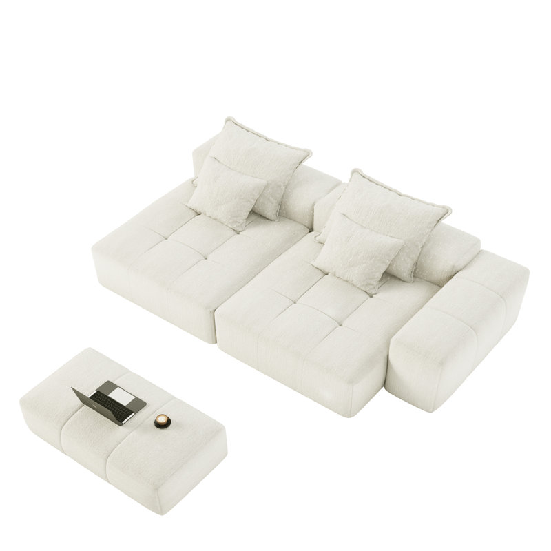 Canapé modulaire surdimensionné Modern, Beige