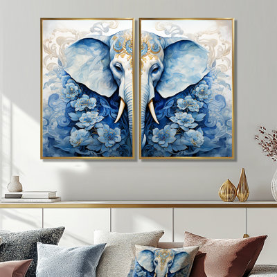 Hinduisim Elephant Majesty - Traditional Wall Art