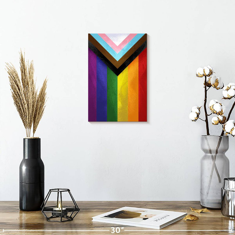 Khepri Modern Pride Flag, 12" H x 8" W