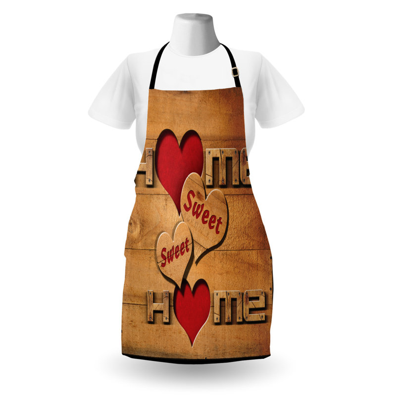 No Pattern Bib Apron