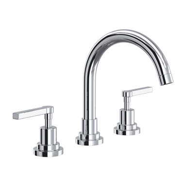Lombardia Widespread Bathroom Faucet with C-Spout