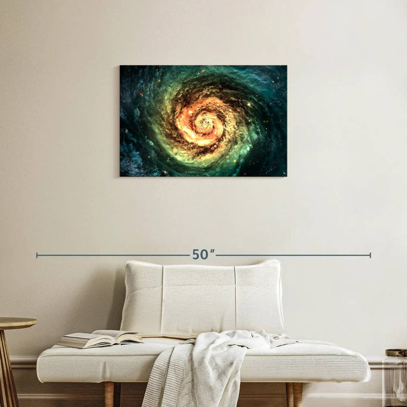 Oberle Spiral Galaxy, 20" H x 30" W