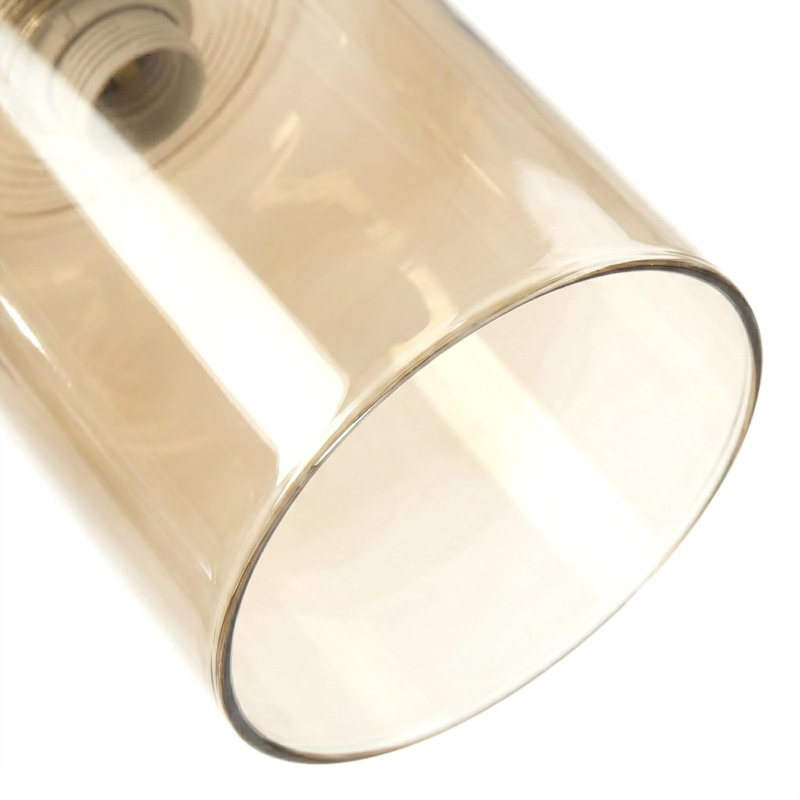 12 cm H Drum Glass Lamp Shade