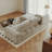 Simple Modular Sofa Down Linen Adjustable Backrest with Storage Space