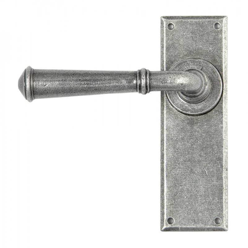 Regency Dummy Door Handle Kit, Pewter Patina