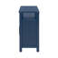 Buffet cannelé de 140 cm (55,1 pouces) avec portes en pin, 3 portes de rangement et une tablette ouverte-1480324436