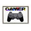 Gamer avec cadre flottant Rainbow Splatter, design par Marcus Prime-1732110354-1732110356