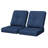 Adwin Outdoor 4"Deep Seat Cushion Set With Olefin Fabric (Cushions Only)-740272719-740272723