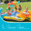 Intex: aire de jeu gonflable Dinosaur - aire de jeu pour enfants avec glissade d'eau, palmier et cascade intégrés, 8 pi 2 po x 6 pi 3 po x 3 pi 7 po, convient aux enfants de 2 ans et plus-95373266