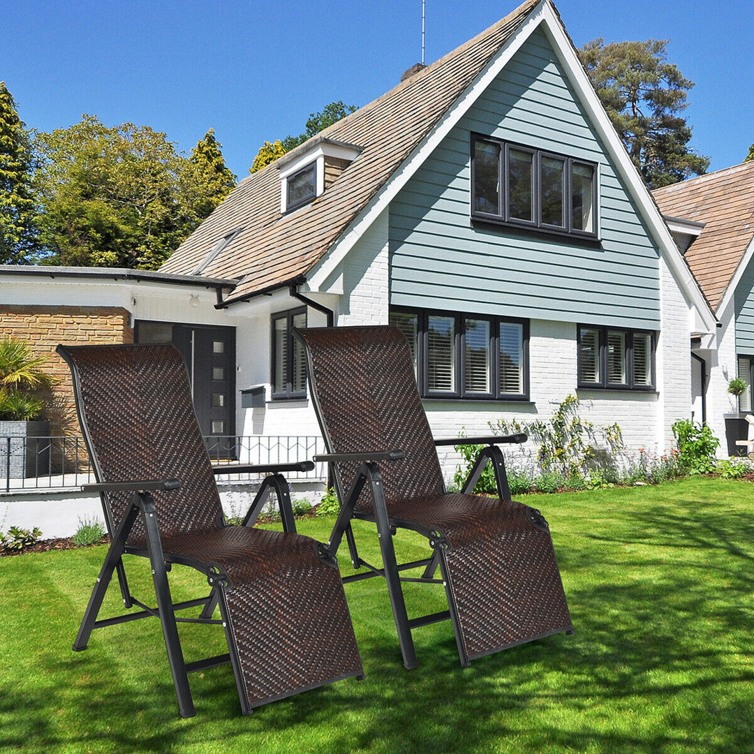 Asua Folding Zero Gravity Chair Arlmont & Co.