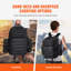 Sac à dos 45L avec mode Molle et 3 compartiments, tactique militaire