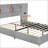 Queen Upholstered Platform Bed