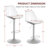 Swivel Upholstered Adjustable Height Counter Stool-107120736