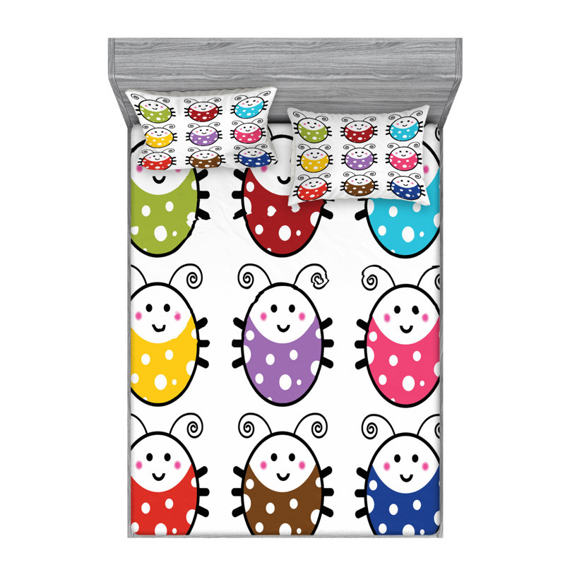 Microfiber Sheet Set, Full Sheet Set with Fitted Sheet
