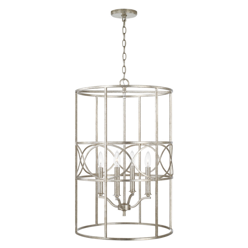 Sylvia 4 - Light Lantern Pendant, Antique Silver
