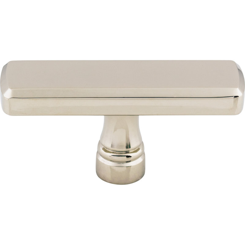 Kingsbridge Rectangle Knob, 2 3/8" Knob Length, Polished Nickel
