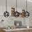 Mancuso 1 - Light Globe Pendant with Wrought Iron Trim-745437030