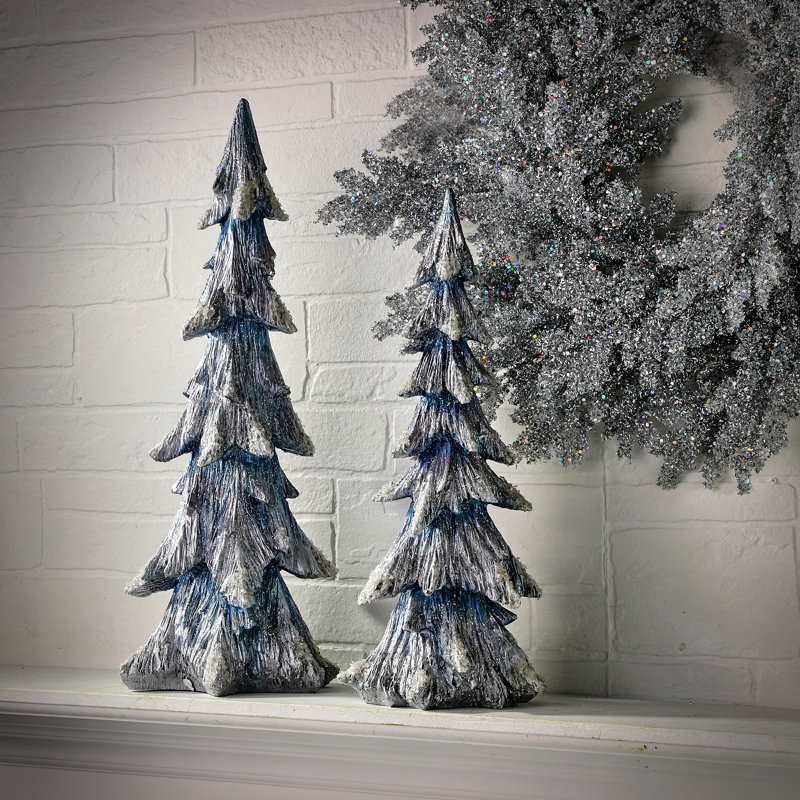 Arbre à neige en résine 17,5 po