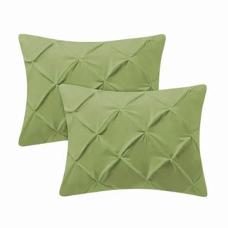 400TC Cotton Pintuck Sateen Solid Pillow Sham