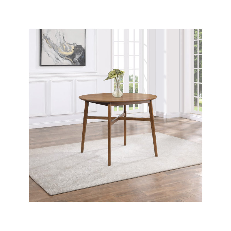Brid Round Dining Table, Brown