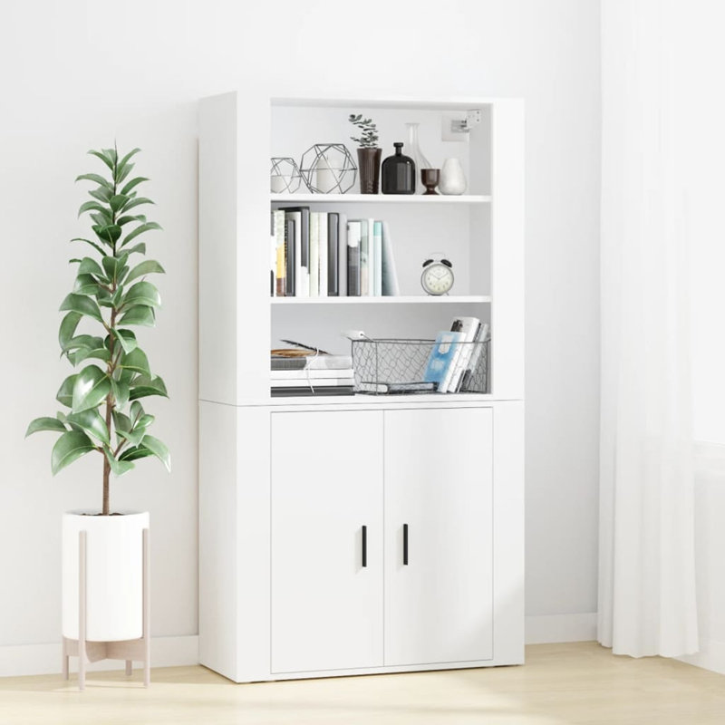 150cm H x 80cm W Standard Bookcase, White