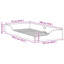 Floor Bed Frame Solid Pine Wood-874312382-874312380