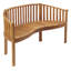 Arik Solid Wood Acacia Three-Person Banana Bench