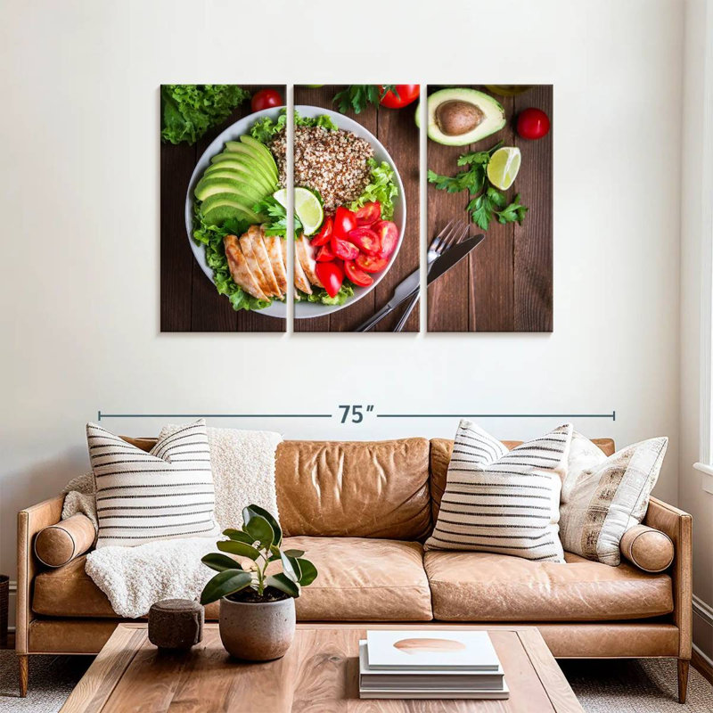 Yarlin Quinoa Salad, 36" H x 57" W