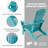  Folding Adirondack Chair Patio Outdoor Chairs HDPE Plastic Resin Deck Chair-834806204