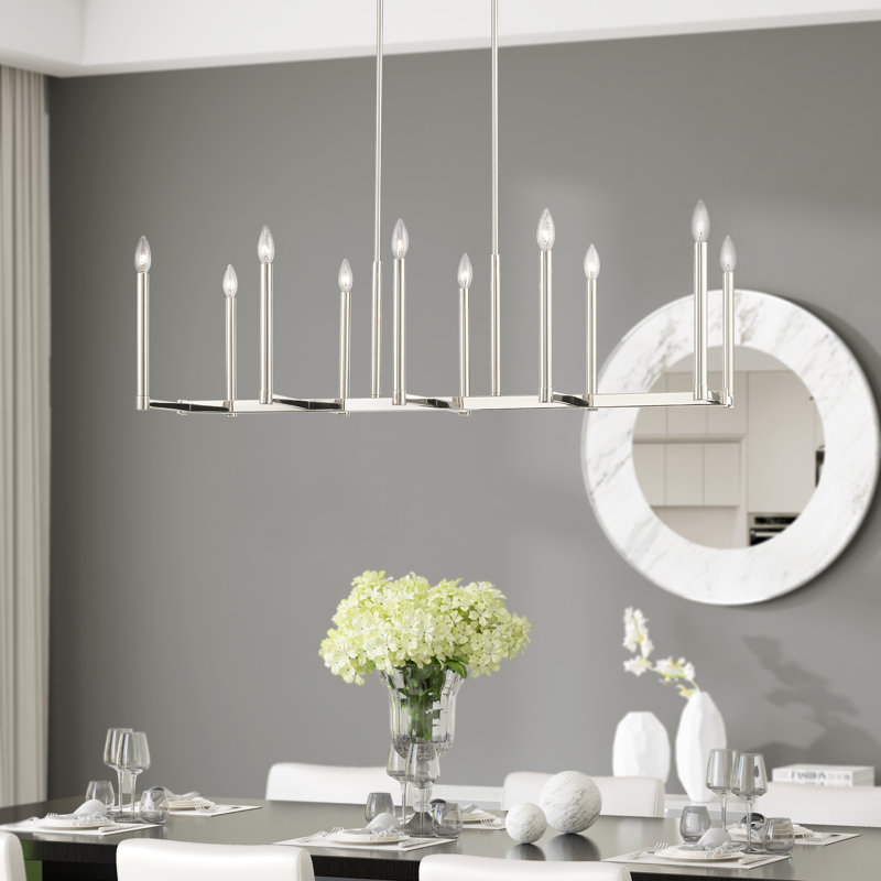 Gus 10 - Light Pendant, Polished Nickel