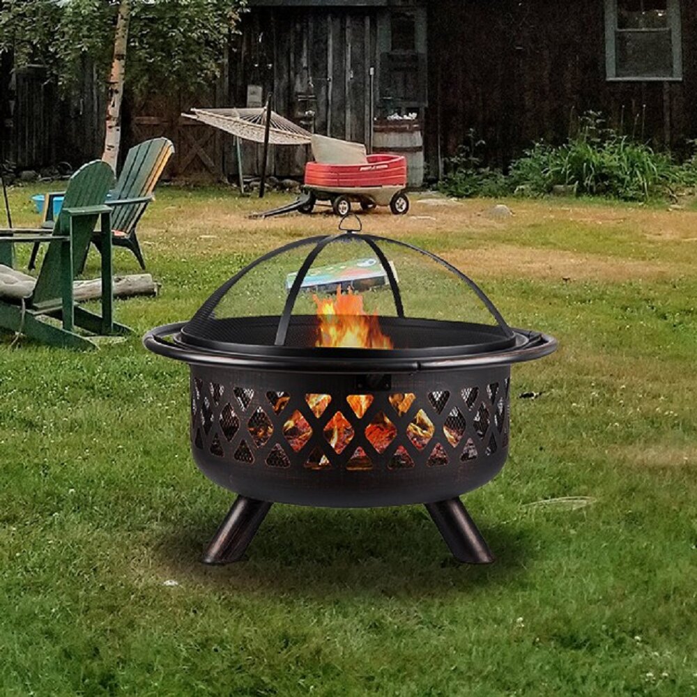 Gustafson Steel Wood Burning Fire Pit