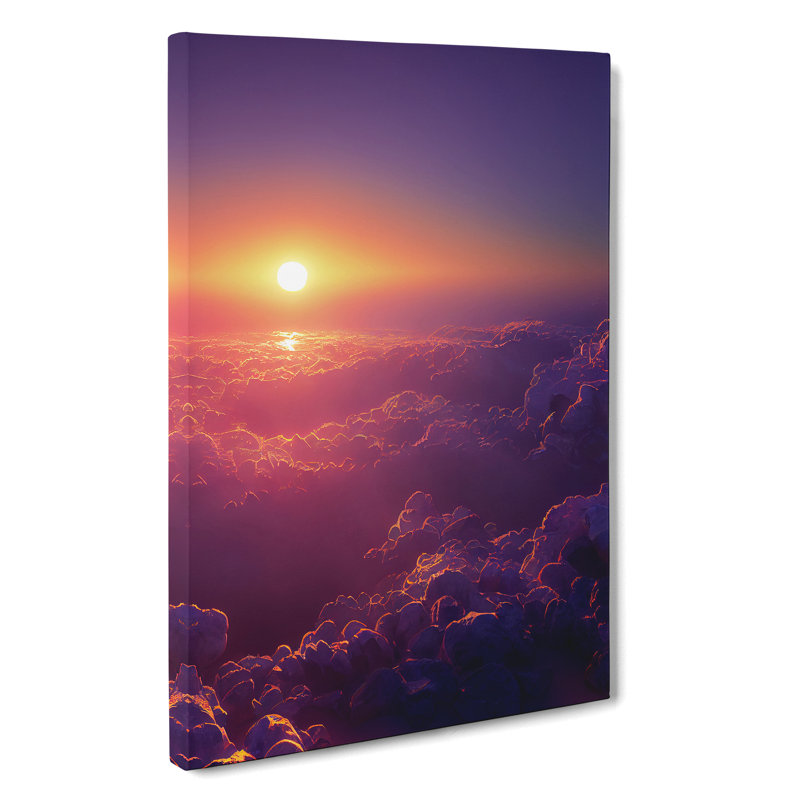 An Exceptional Sunset - Wrapped Canvas Print, 50cm H x 35cm W x 3cm D